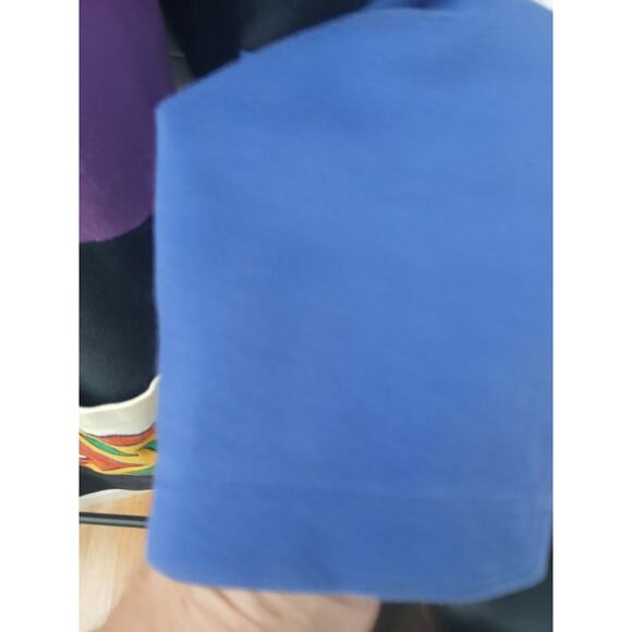 I.B. Diffusion VINTAGE 80’s Multicolor Color Block Blazer Pockets Relaxed Fit  L - Picture 8 of 14